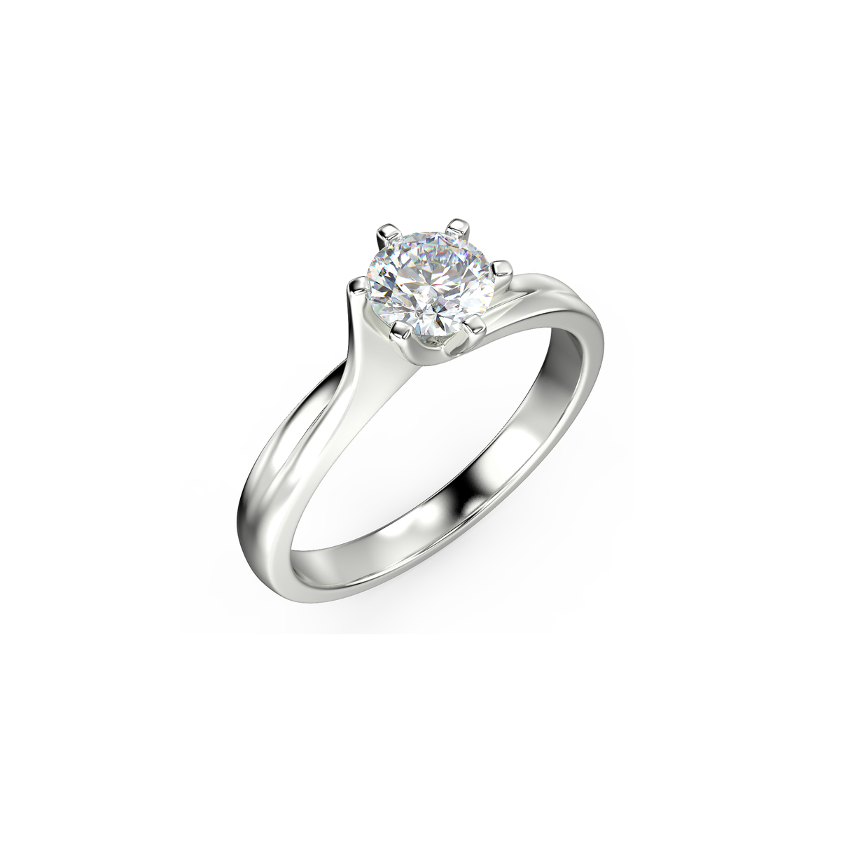 Athena - pierścionek zaręczynowy z diamentem 0,50 ct