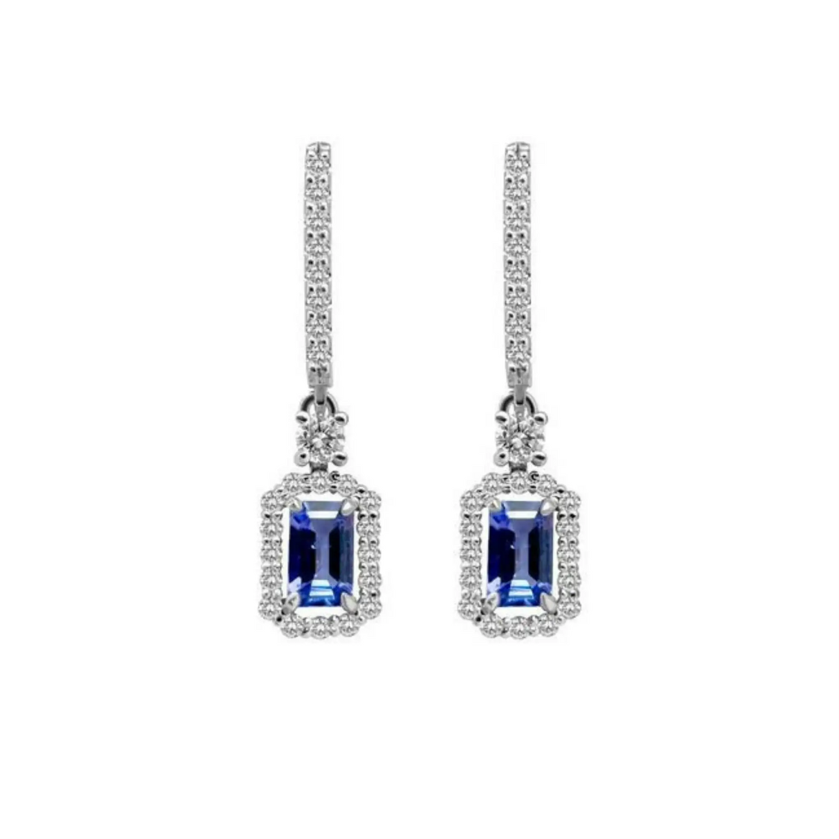 Tanzanite earrings