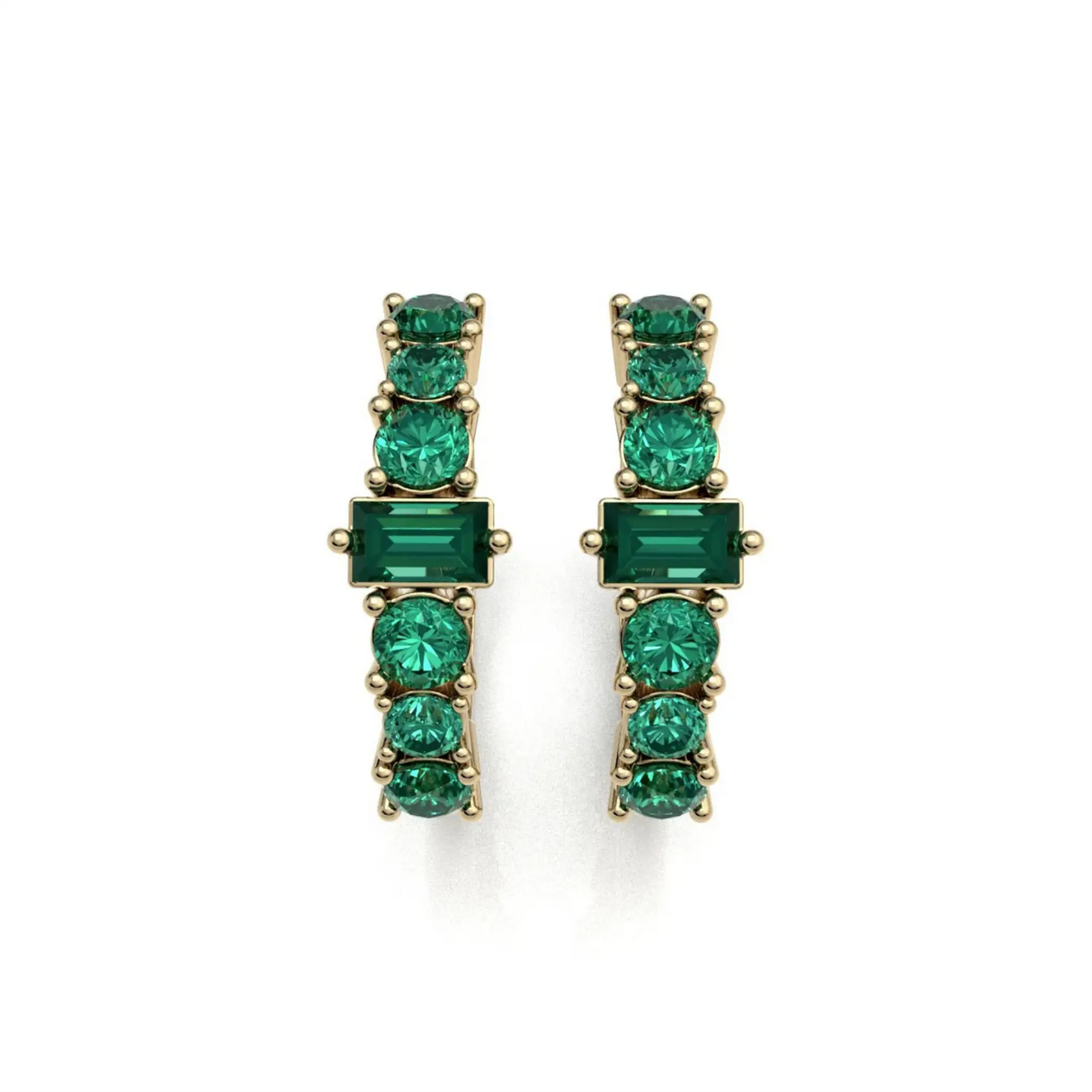 Emerald earrings