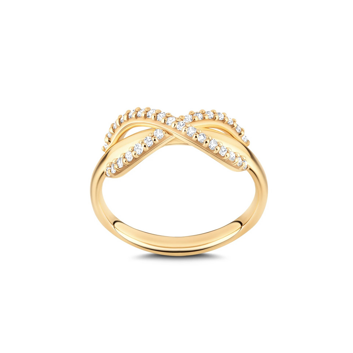 Pierścionek z diamentami Infinity