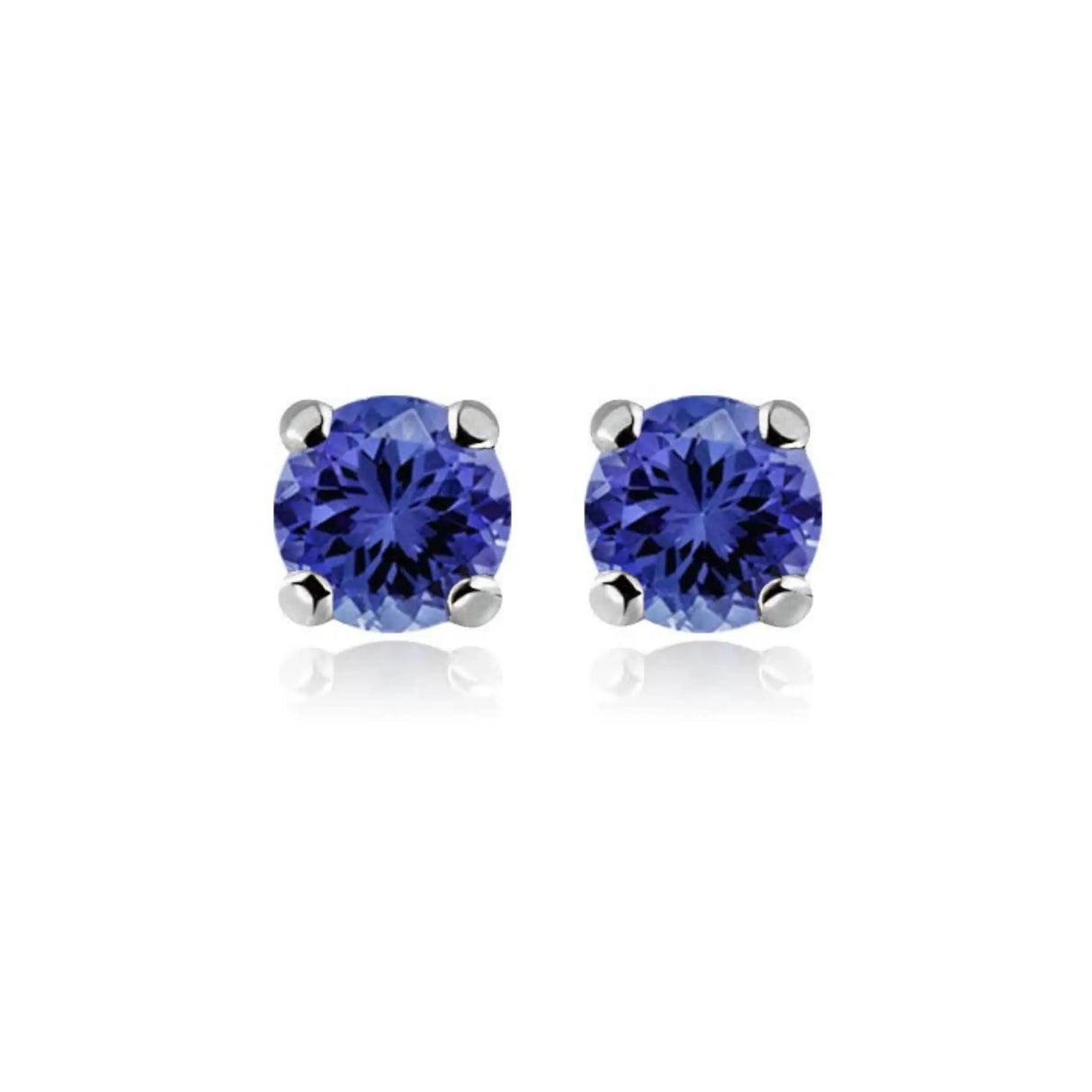 earrings with tanzanites 0.45 ctw