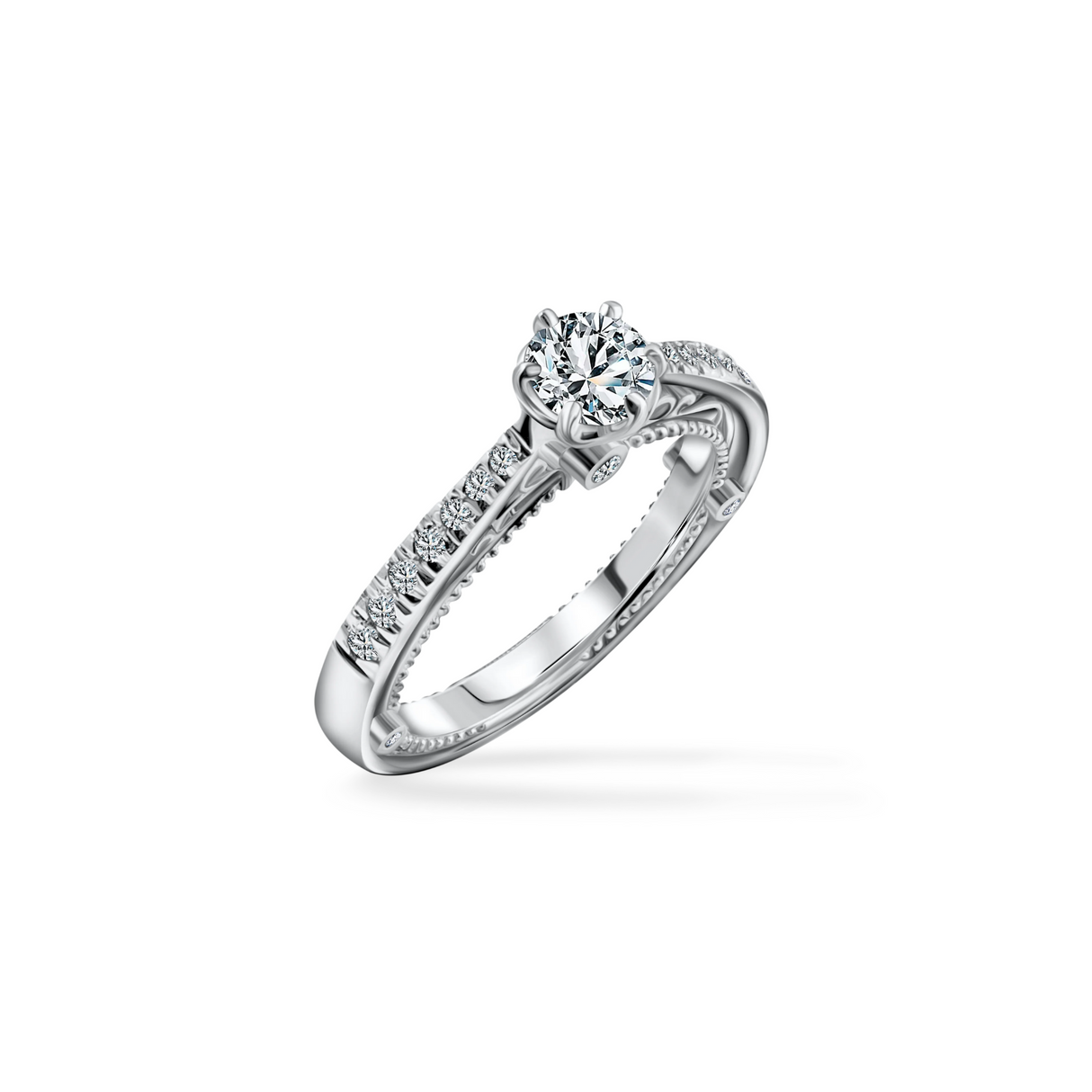 Venetian Love in white gold