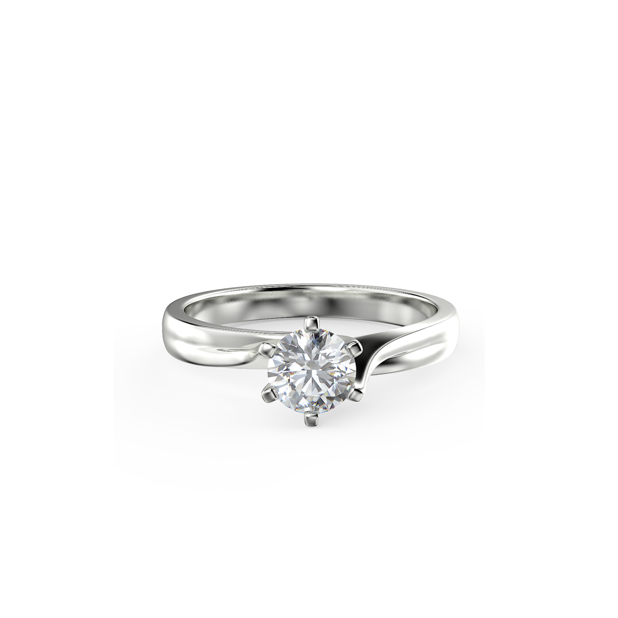Athena - pierścionek zaręczynowy z diamentem 0,50 ct
