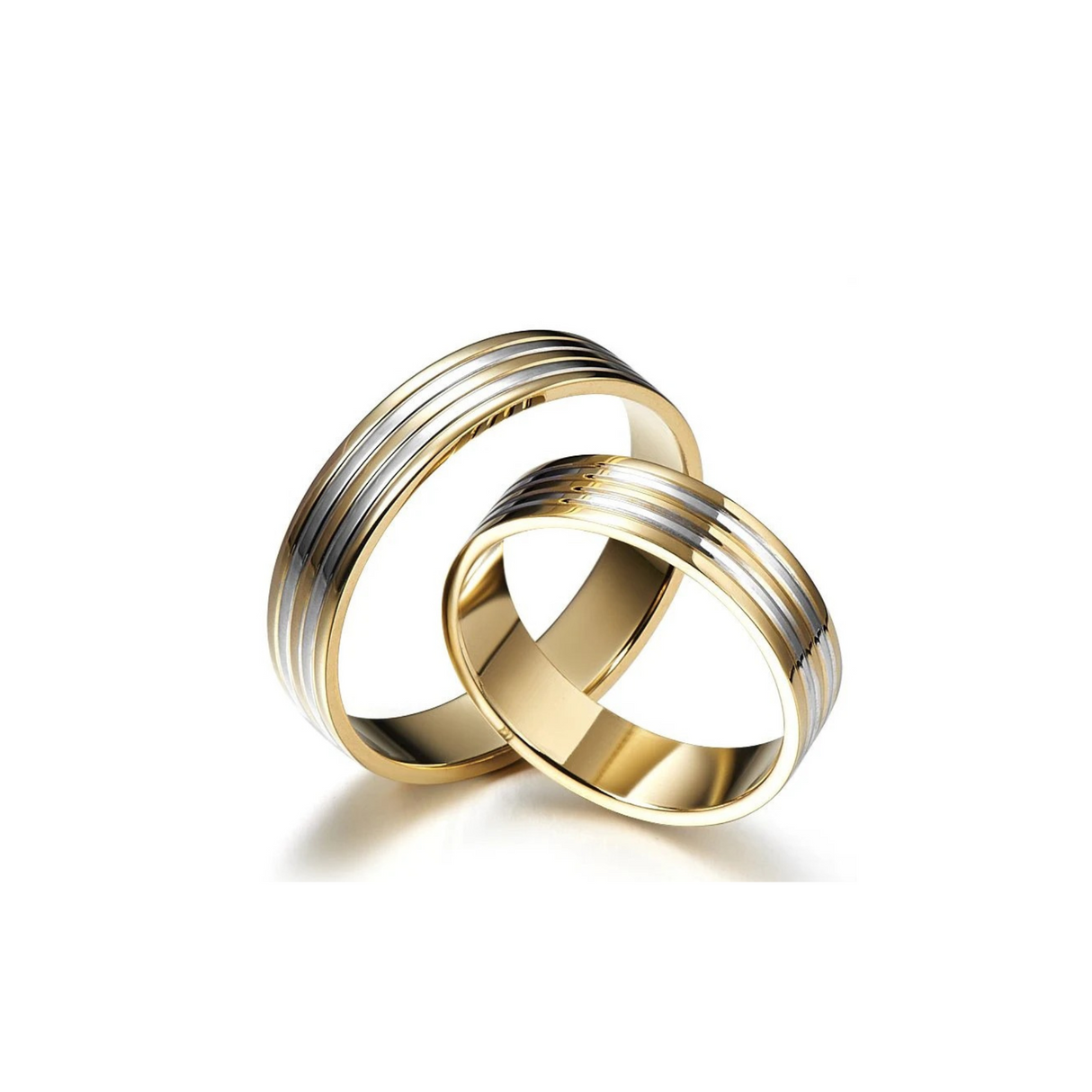 Harmonia żółtego i białego złota