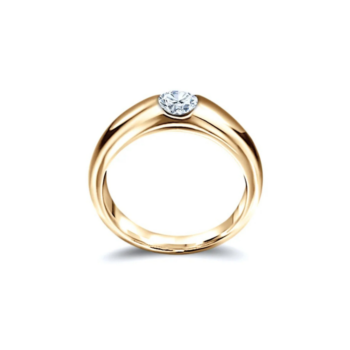 Pierścionek zaręczynowy z diamentem 0,5ct