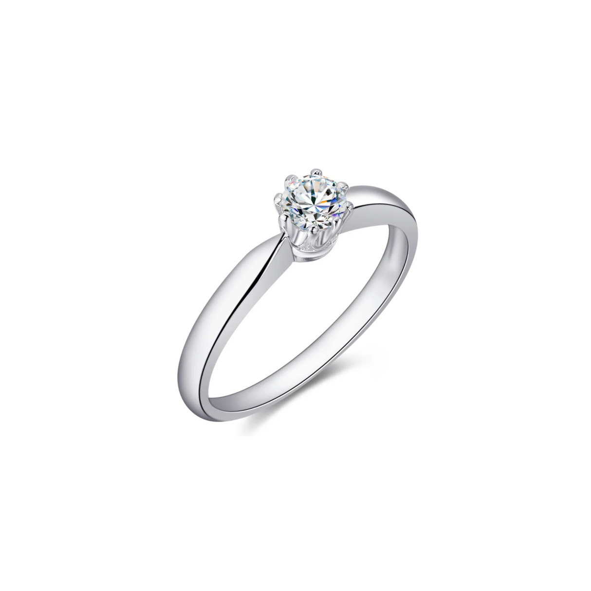 Klasyczny pierścionek zaręczynowy z diamentem 0,25 ct