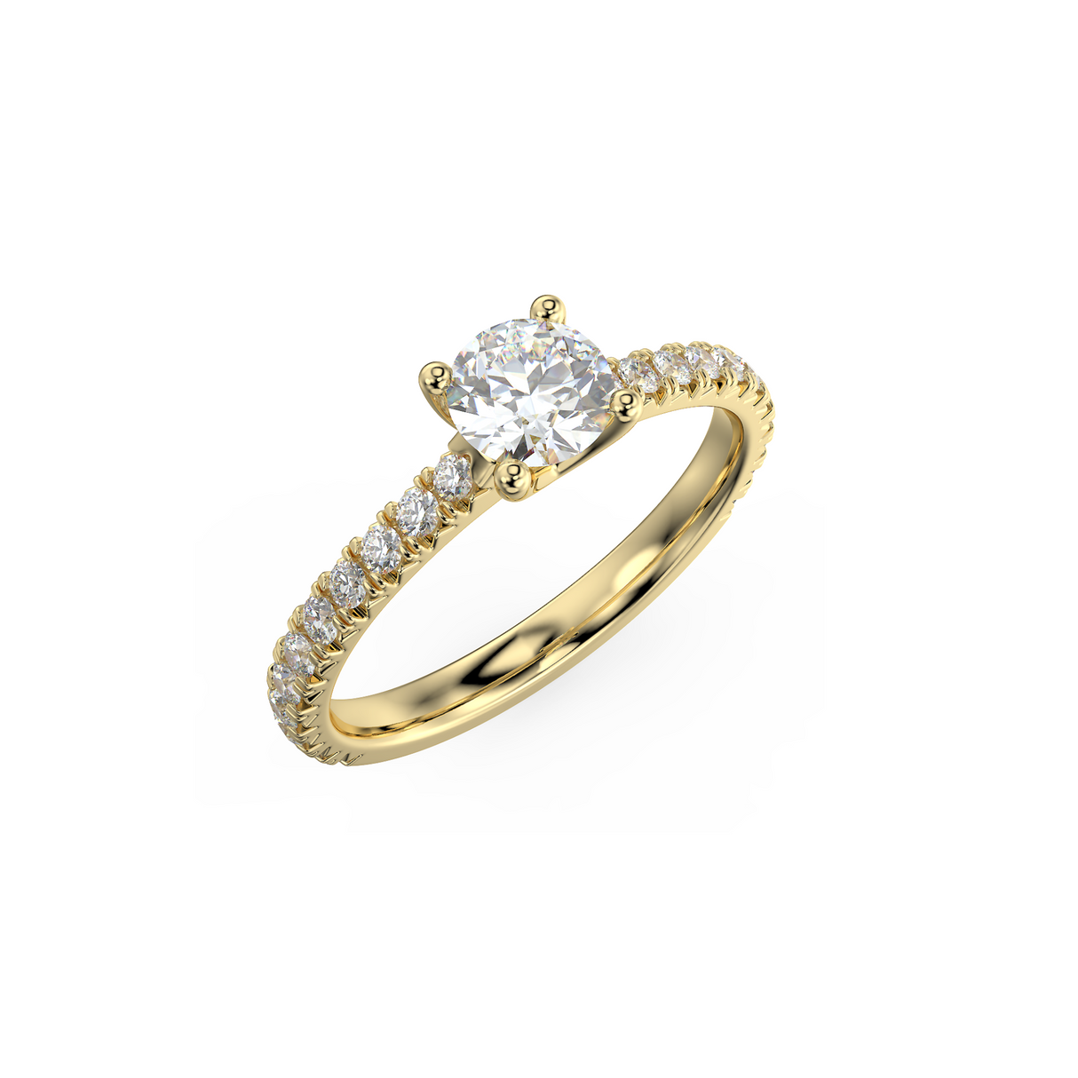 Rosé Allure - pierścionek z diamentami 0,85 ct