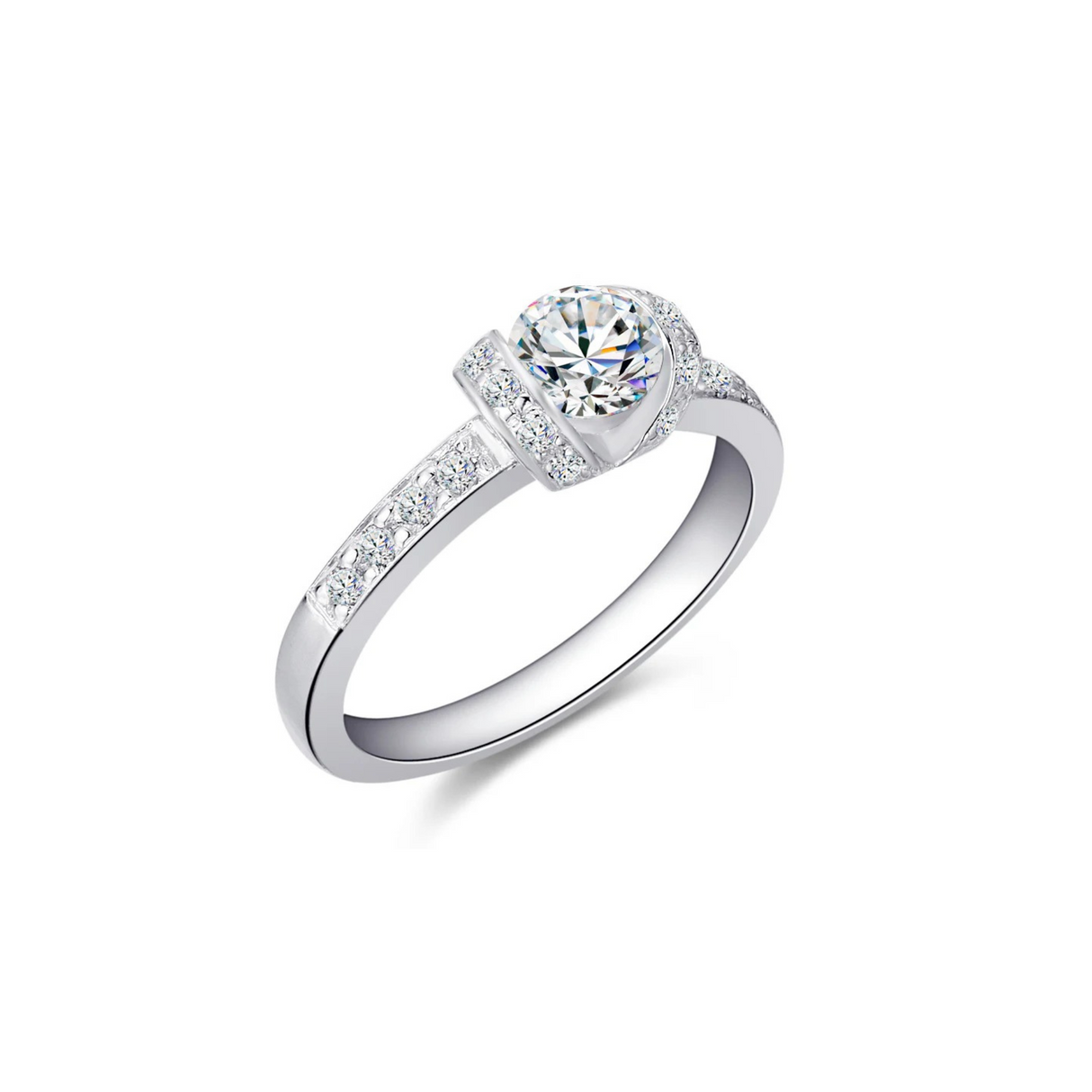 Urok luksusu - pierścionek z diamentami 0,72 ctw