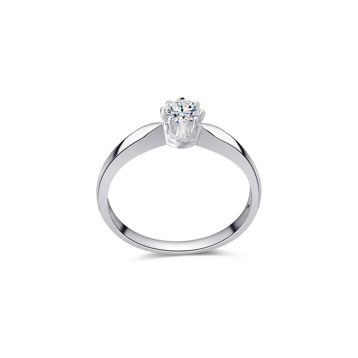 Klasyczny pierścionek zaręczynowy z diamentem 0,25 ct