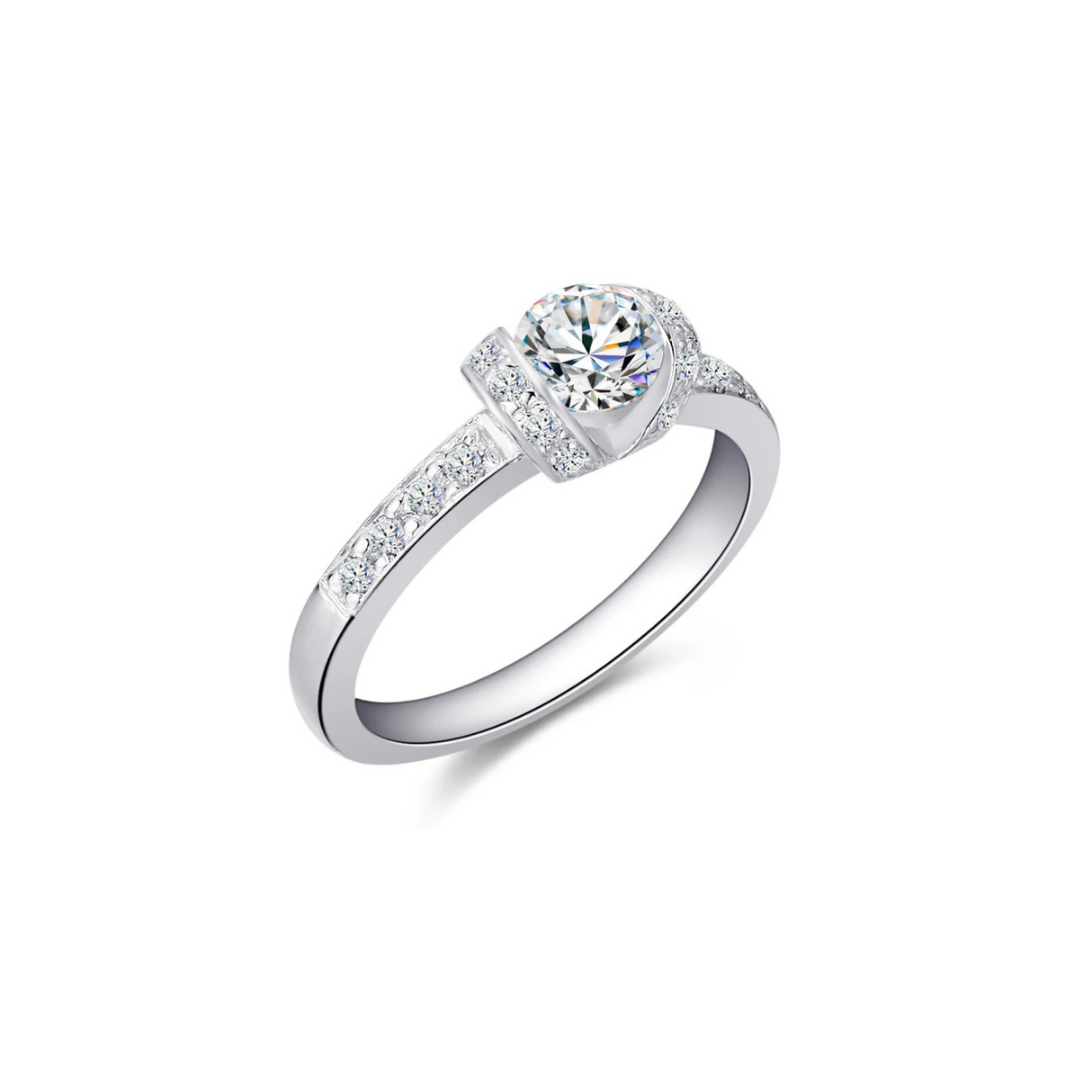 Urok luksusu - pierścionek z diamentami 0,72 ctw