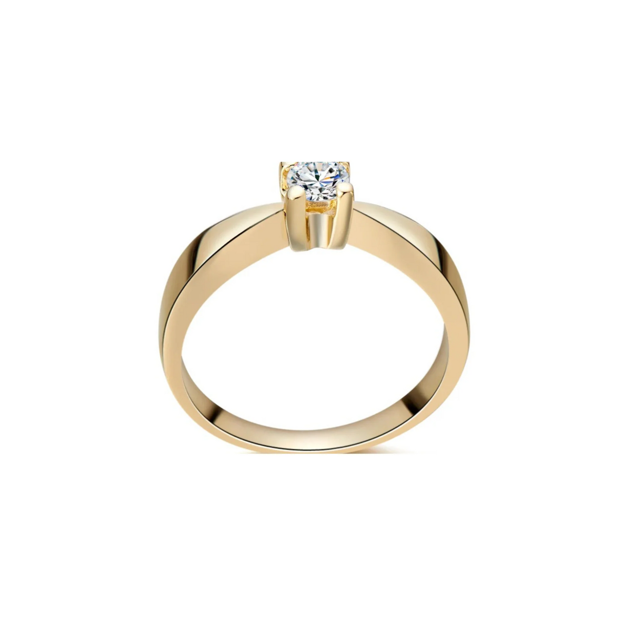 Pierścionek zaręczynowy z diamentem 0,2ct