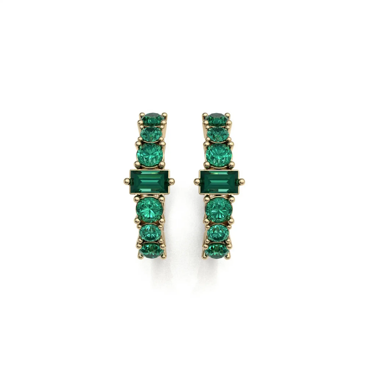 Emerald earrings