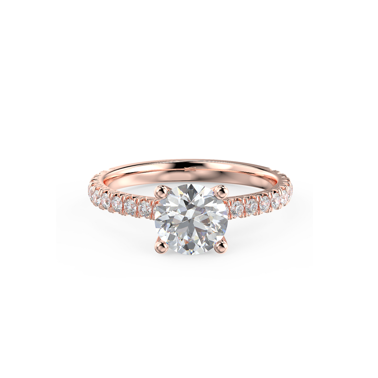 Rosé Allure - pierścionek zaręczynowy z diamentami 1,25 ctw