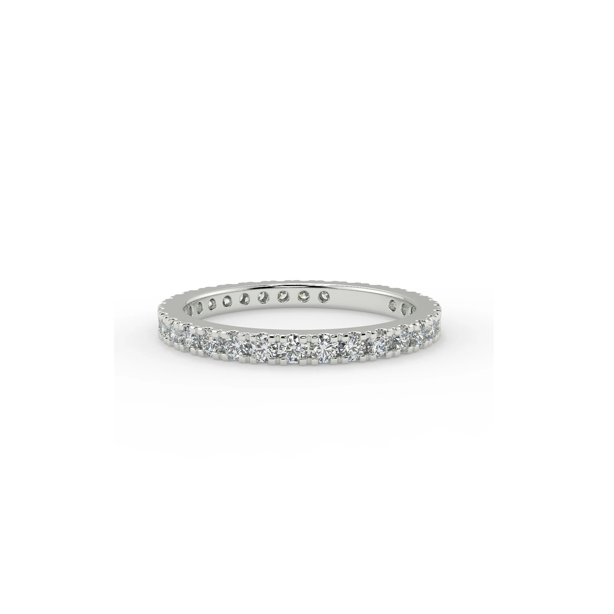 Padua Obrączka z białego złota z diamentami o masie 0,70 ct