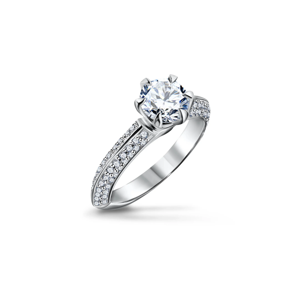 Diamond Trinity - pierścionek z diamentem 1ct