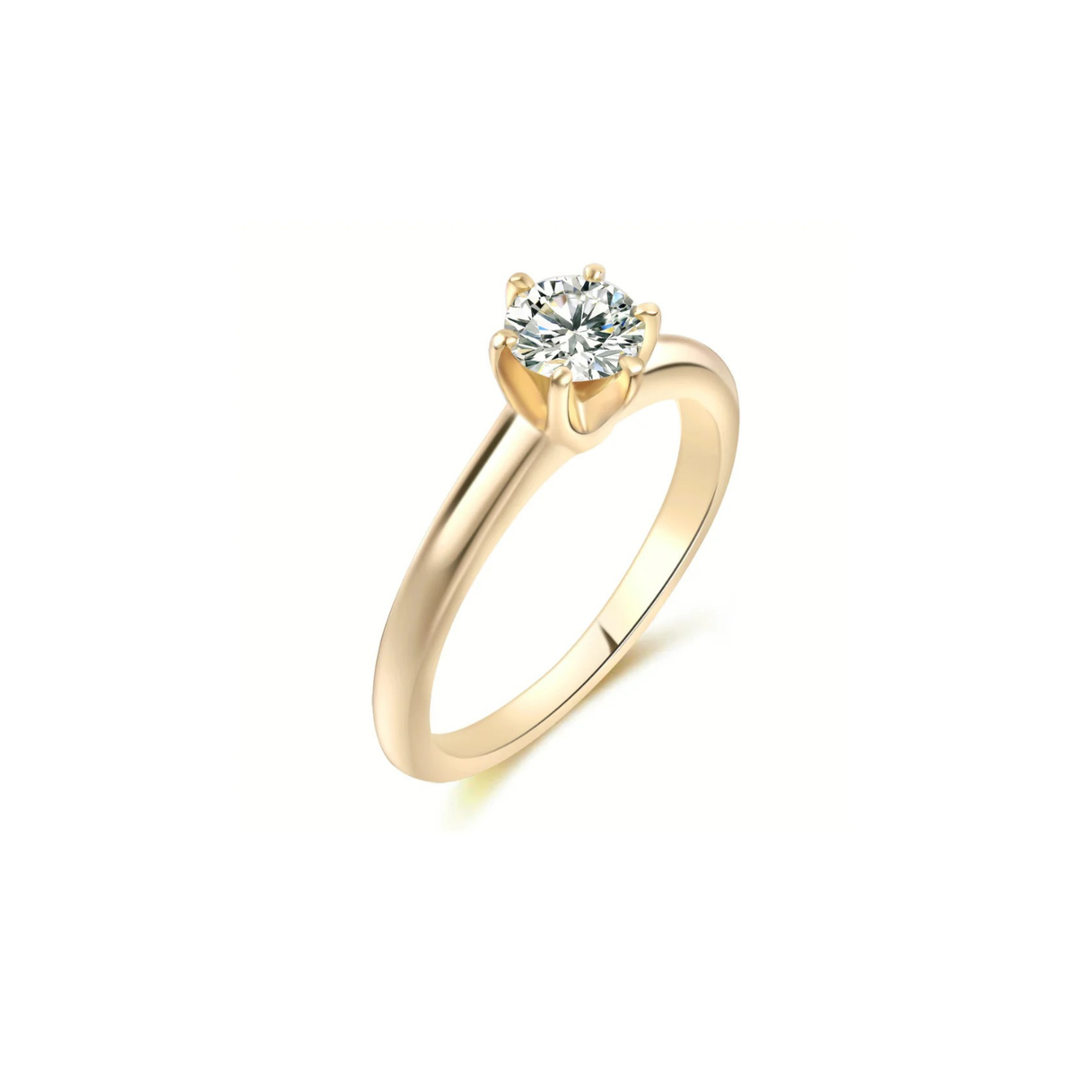 Klejnot w Koronie - pierścionek z diamentem 0,50ct