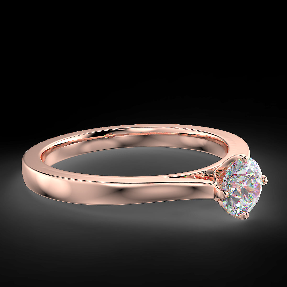 0.45 ct diamond engagement ring