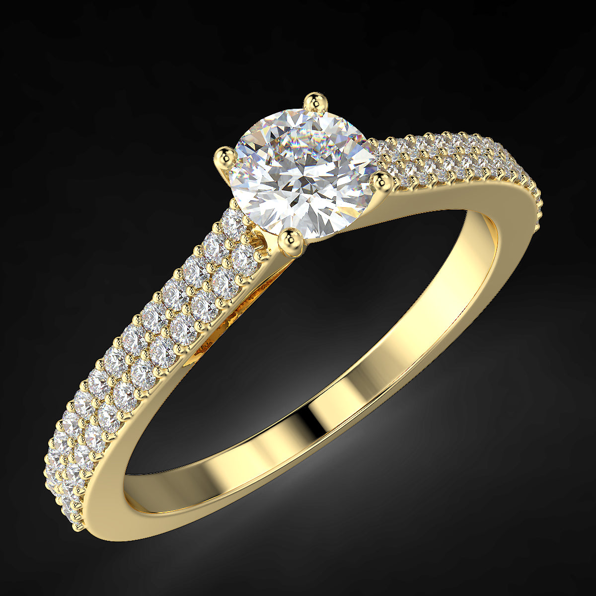 0.48 ct diamond engagement ring