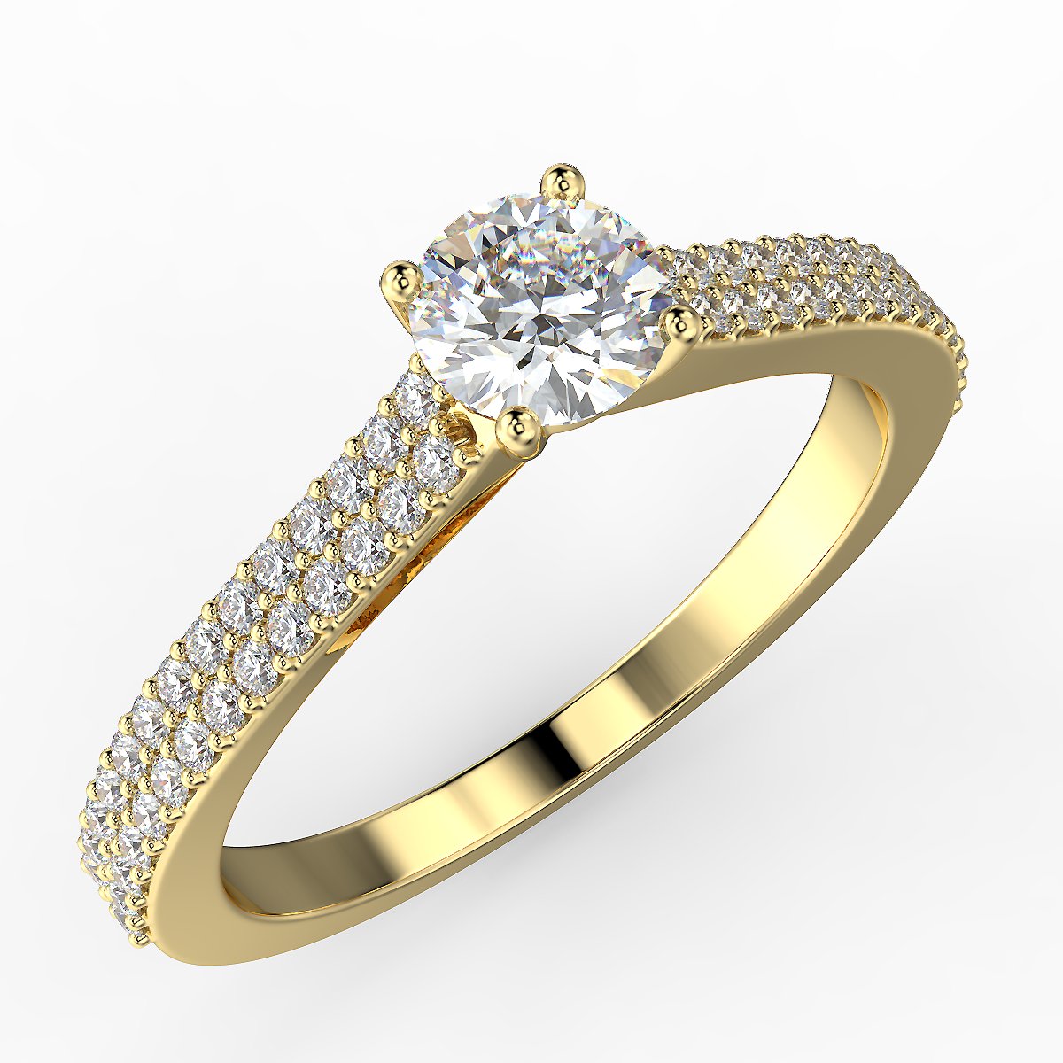 0.48 ct diamond engagement ring