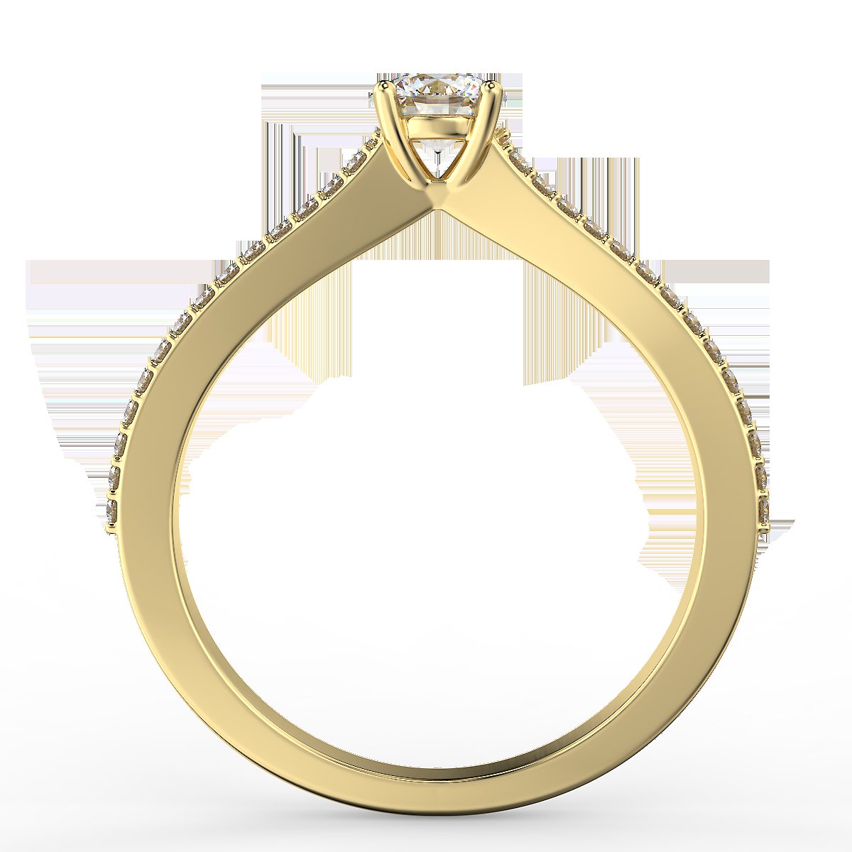 0.48 ct diamond engagement ring