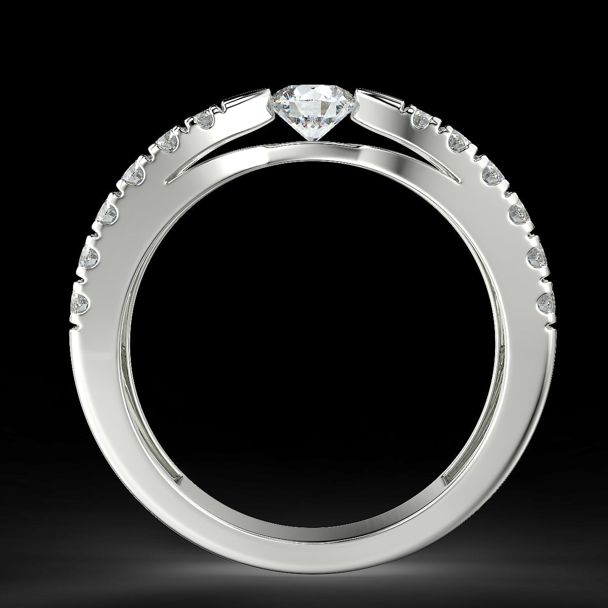 1.05 ctw diamond engagement ring