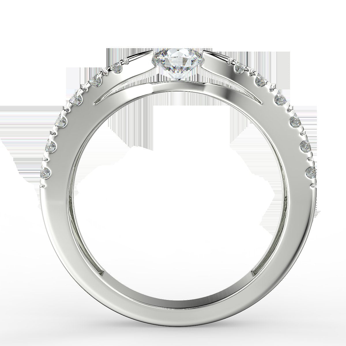 1.05 ctw diamond engagement ring