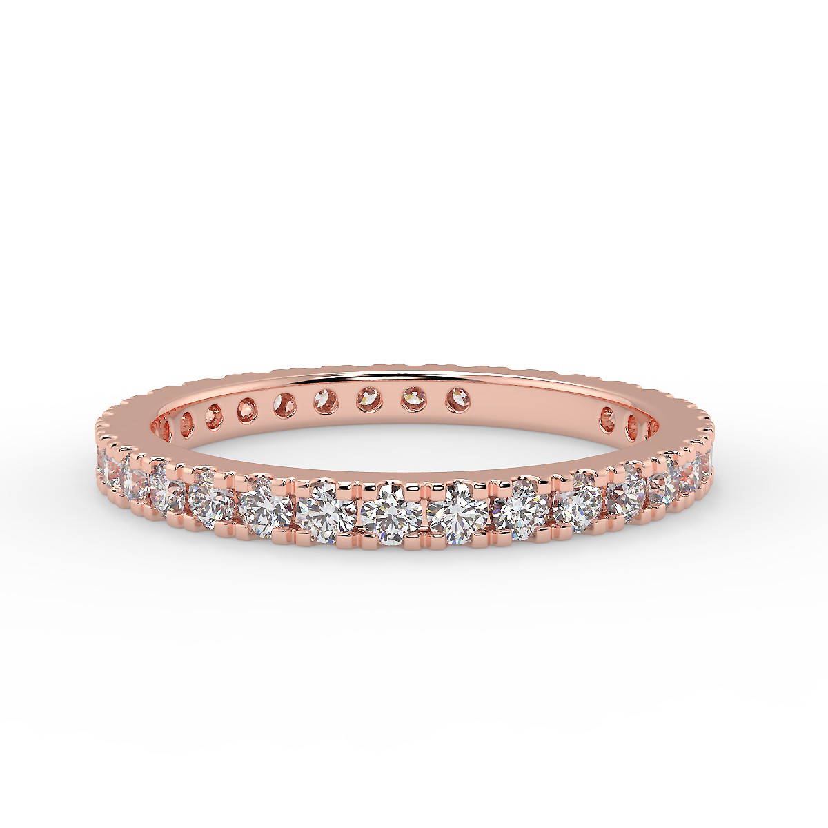 Padua Rose Gold Wedding Ring with 0.70 ct Diamonds