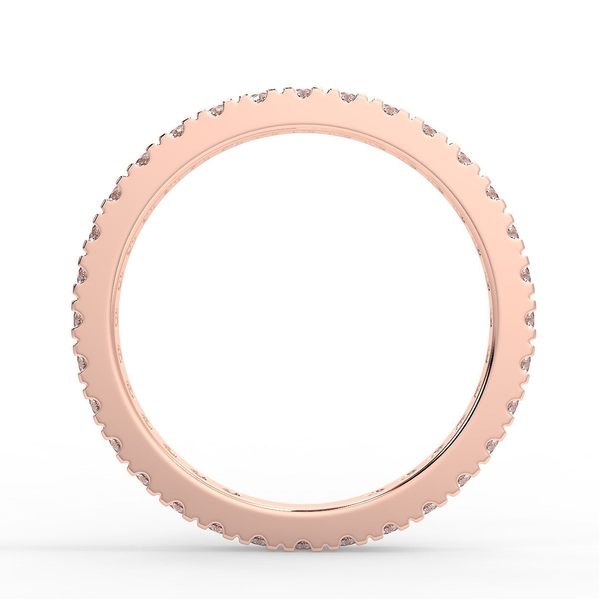 Padua Rose Gold Wedding Ring with 0.70 ct Diamonds