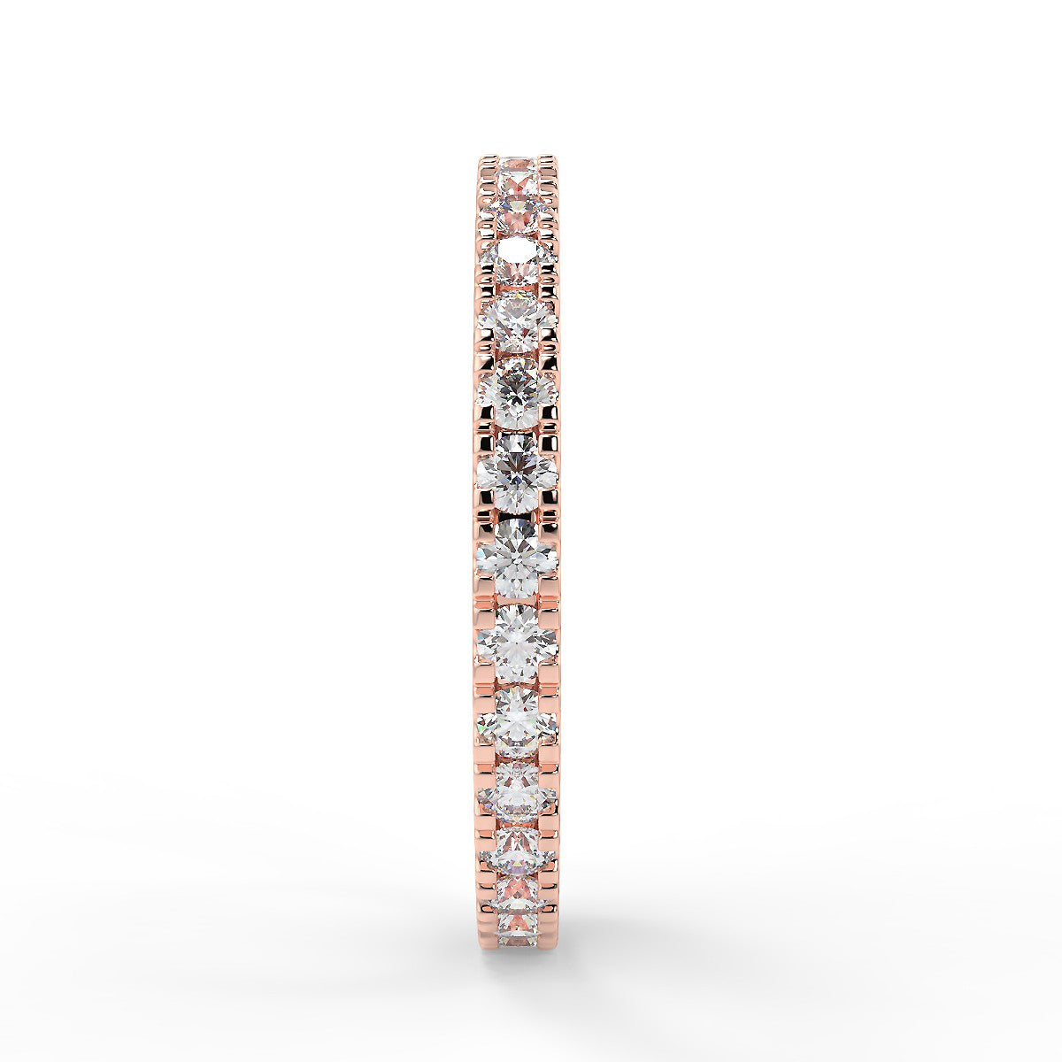 Padua Rose Gold Wedding Ring with 0.70 ct Diamonds