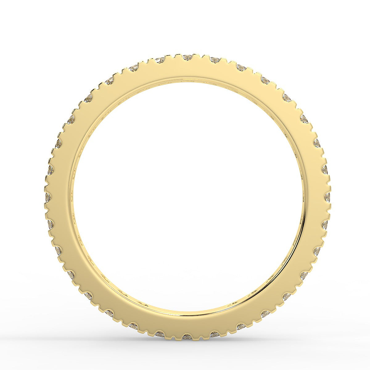 Padua Yellow Gold Wedding Ring with 0.70 ct Diamonds