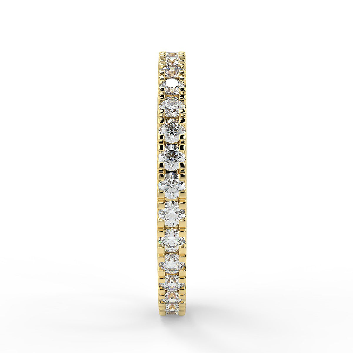 Padua Yellow Gold Wedding Ring with 0.70 ct Diamonds