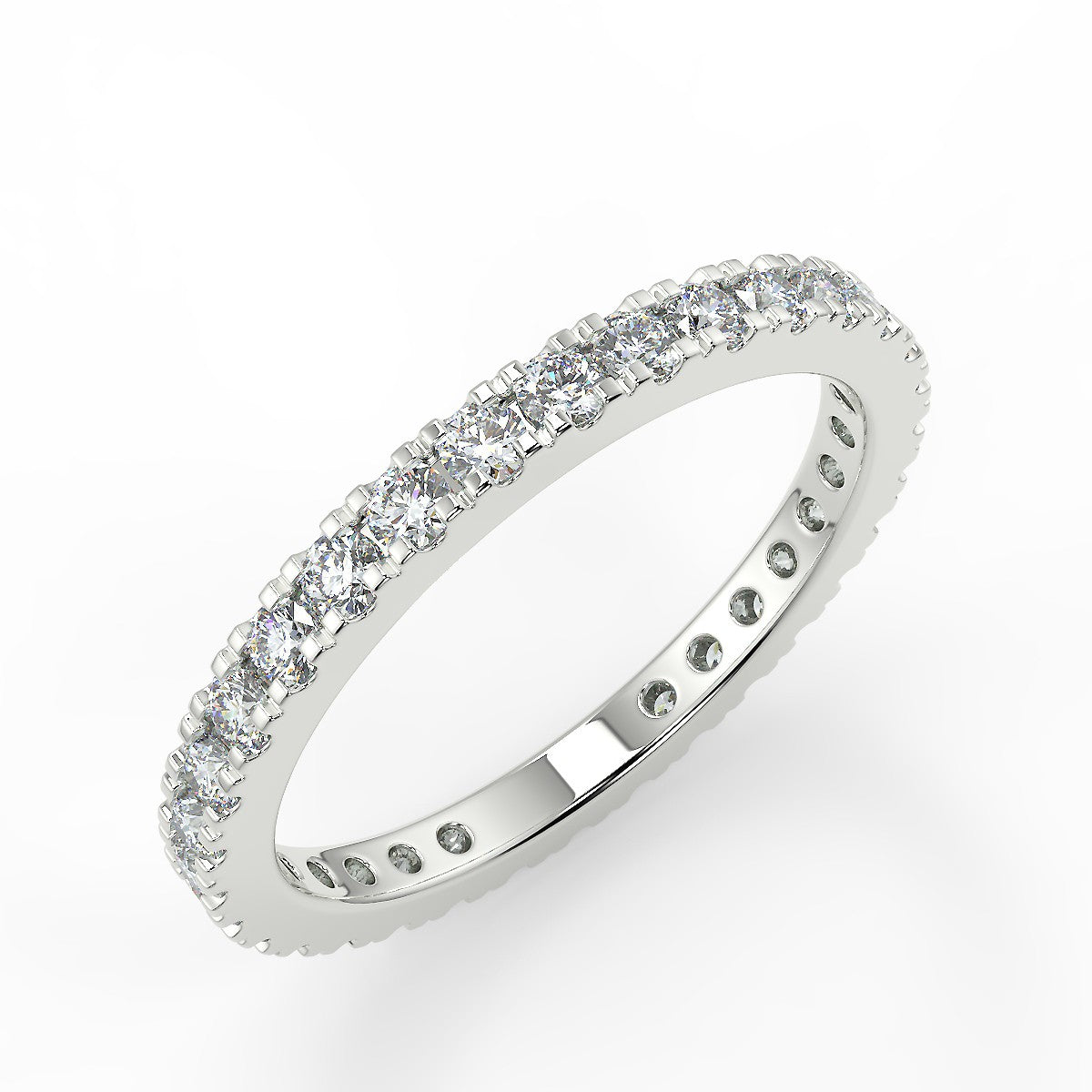 Padua White gold wedding ring with 0.70 ct diamonds