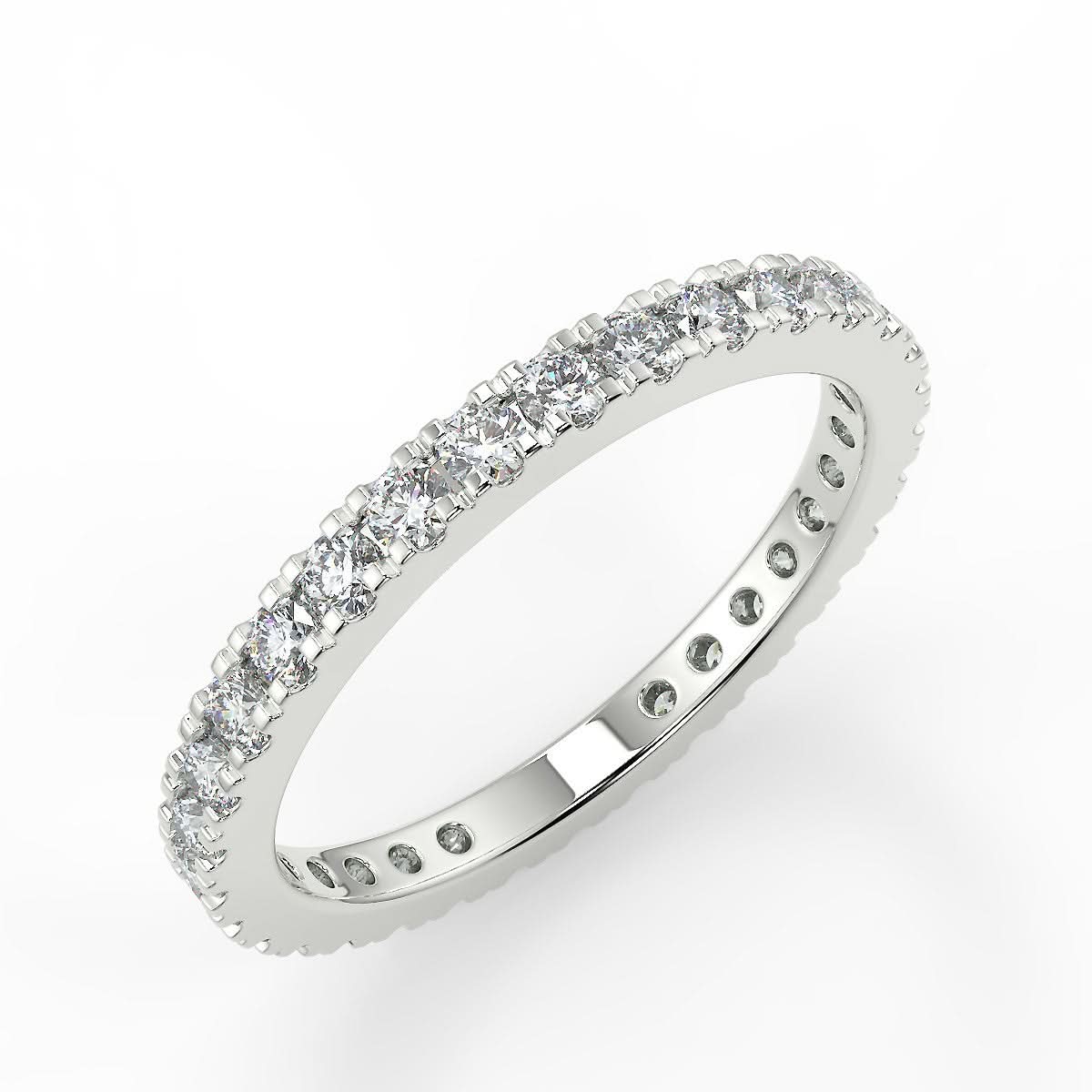 Padua White gold wedding ring with 0.70 ct diamonds