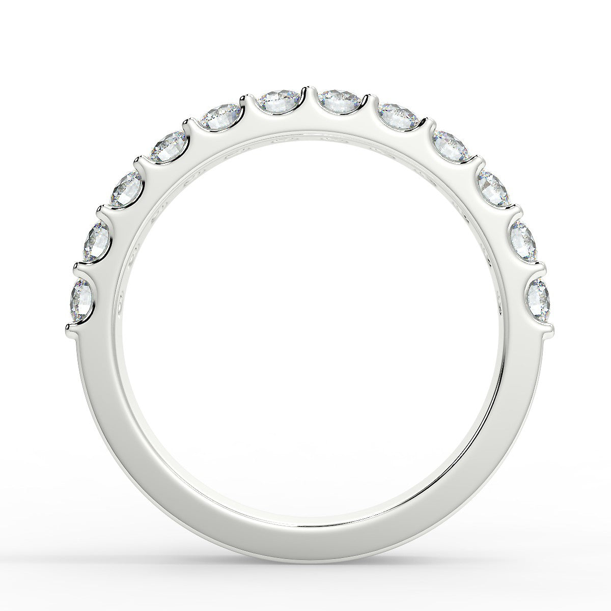 Calabria White Gold Wedding Ring with Diamonds 0.70 ctw