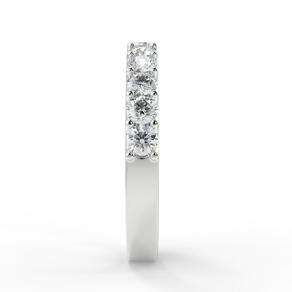 Calabria White Gold Wedding Ring with Diamonds 0.70 ctw