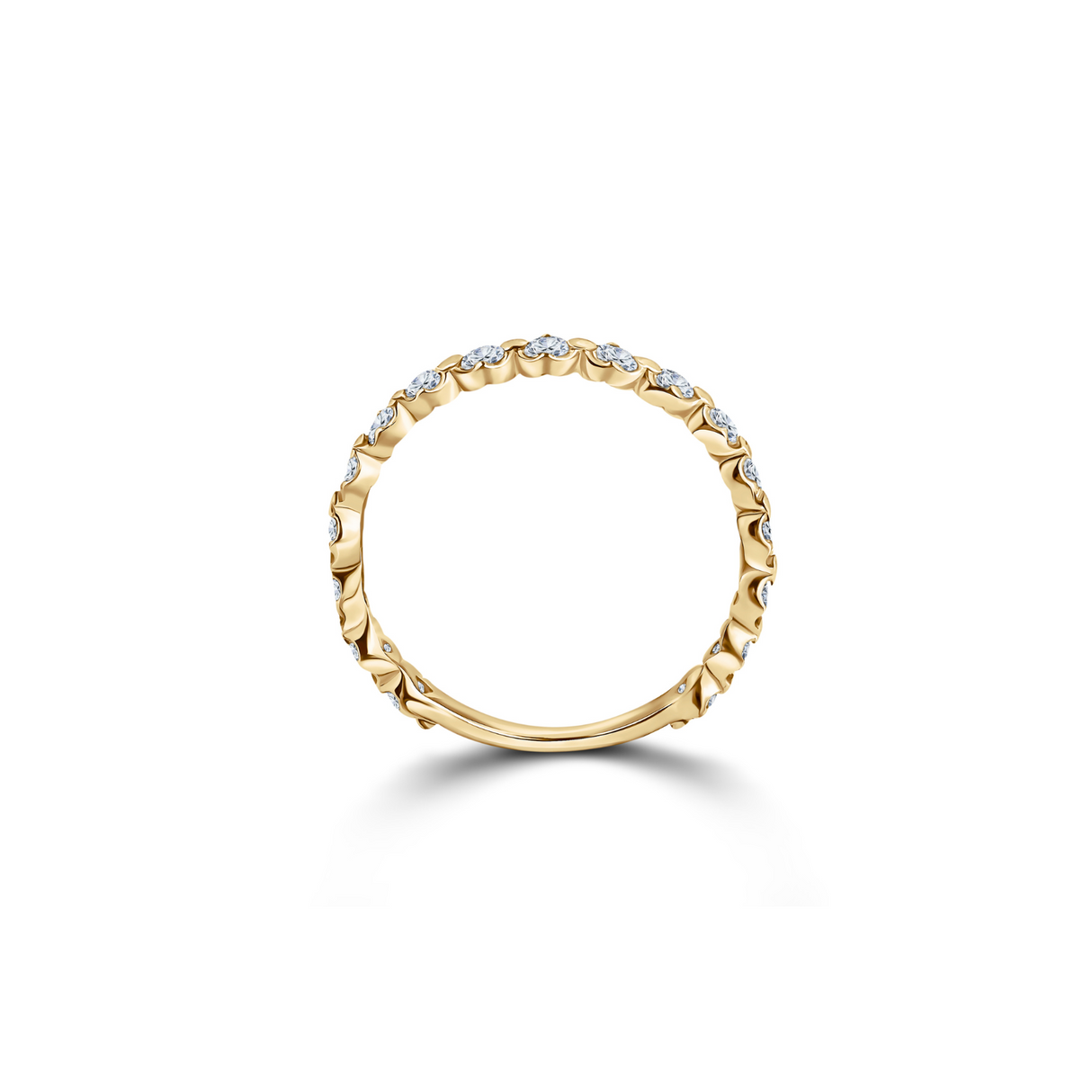 Eternal Glow - women's wedding ring with diamonds