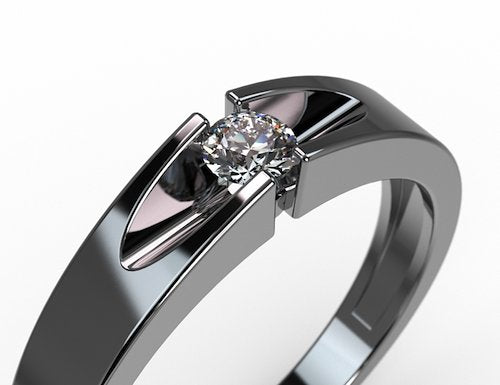The Subtle Charm of White Gold and 0.10ct Diamond