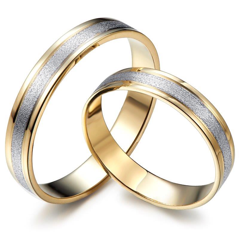 Delicate wedding rings