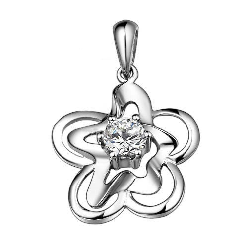 Gold pendant with diamond