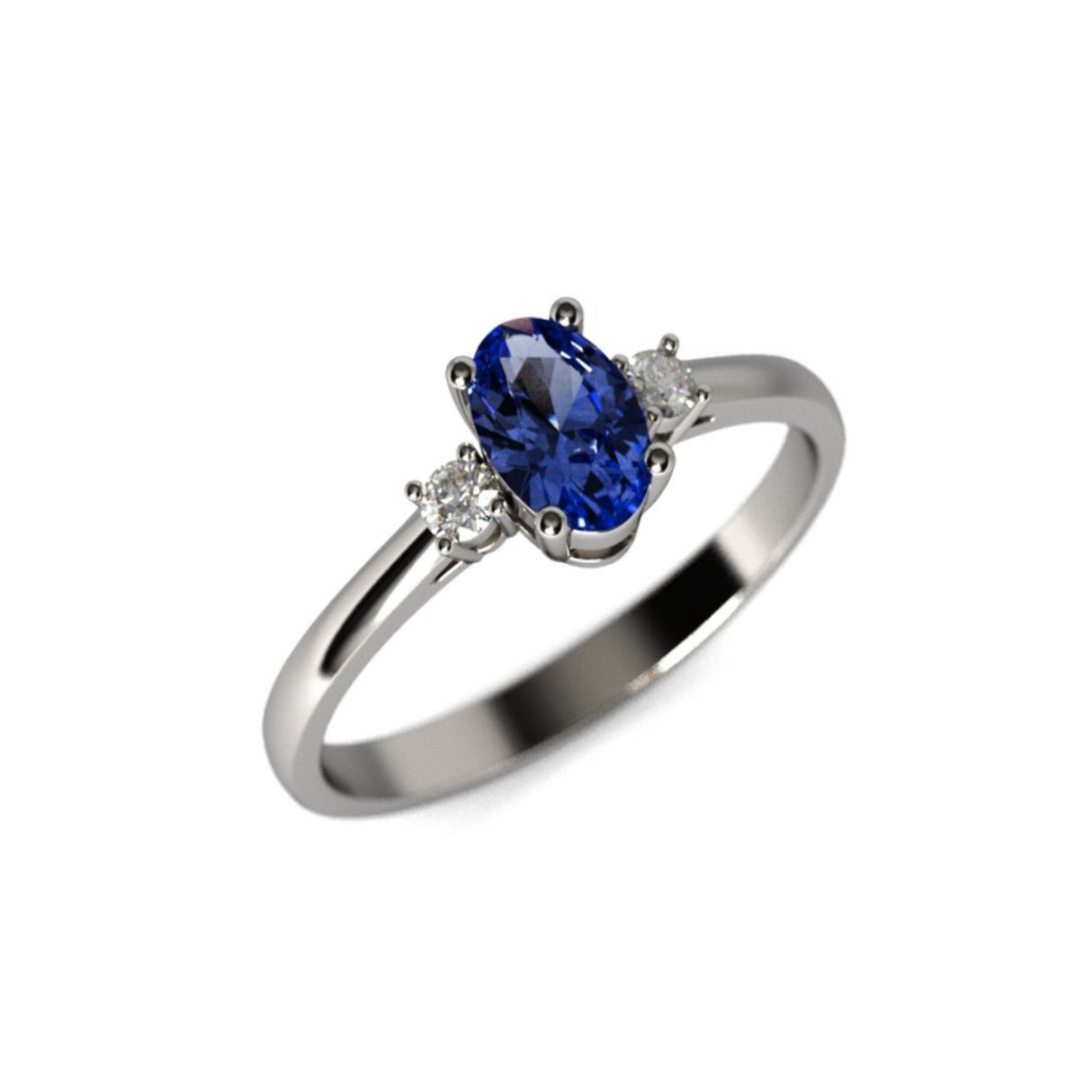 Sapphire Dream - a combination of sapphire and diamonds weighing 0.08 ct