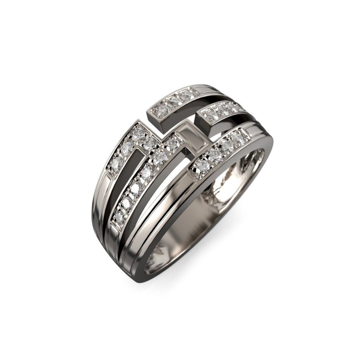 Minimalist elegance - 0.44 ctw diamond ring