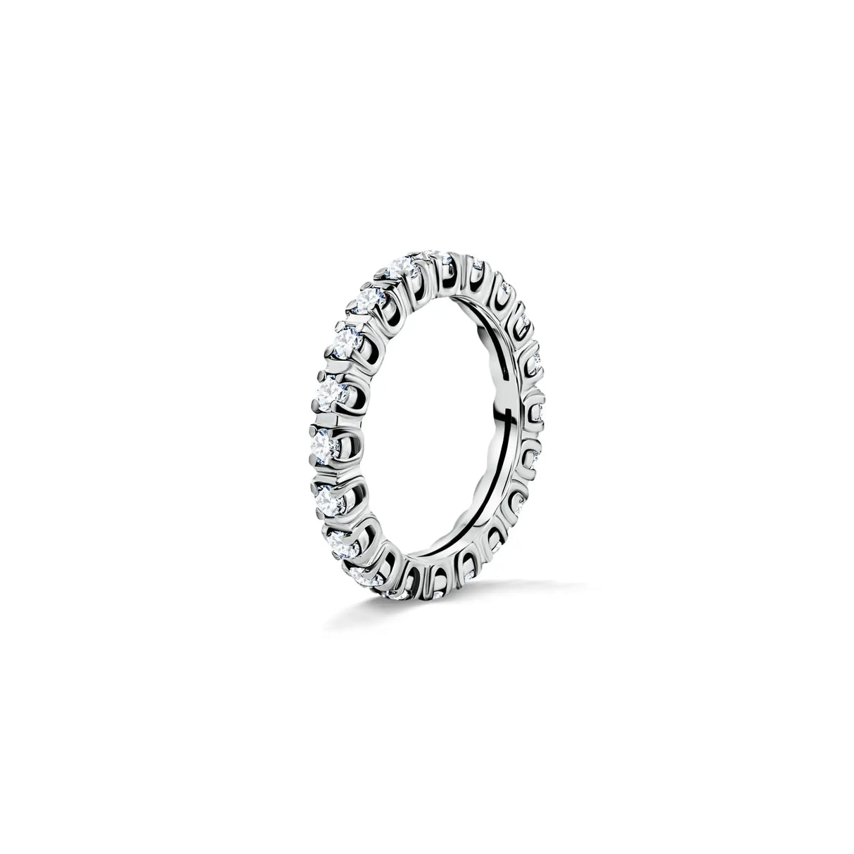 Eternity Rings Duo - Set of wedding rings with diamonds