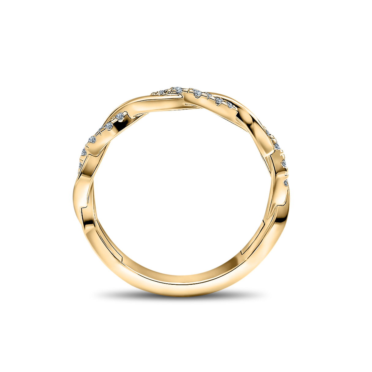 Timeless Harmony - Yellow Gold Wedding Ring Set