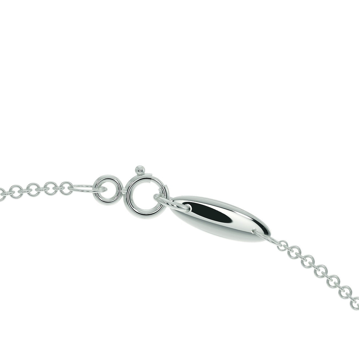 White gold infinity bracelet