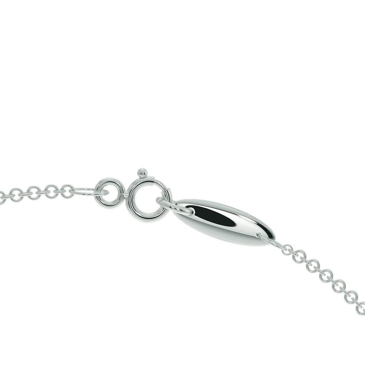 White gold infinity bracelet