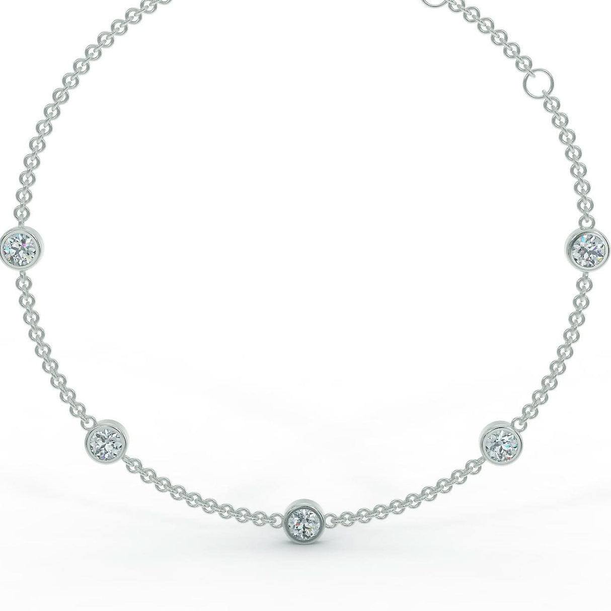 White gold bracelet with 0.75 ctw diamonds