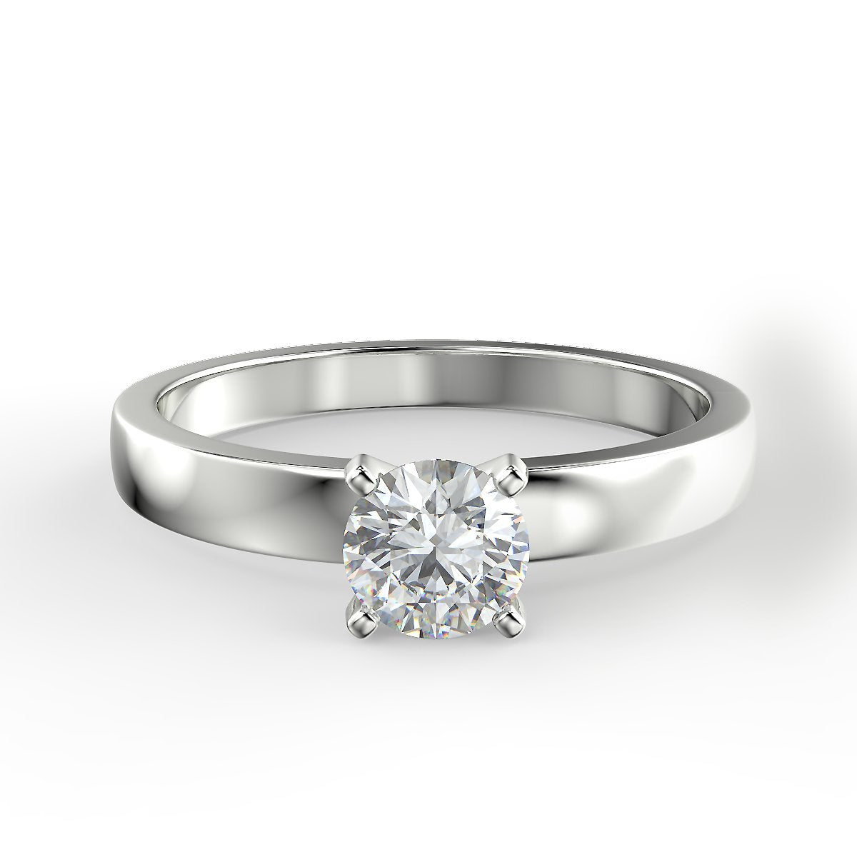 Minimalist 0.40 ct diamond ring