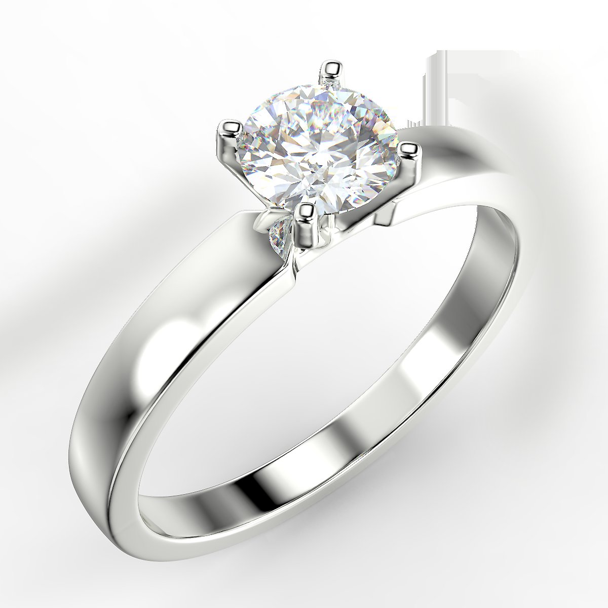 Minimalist 0.40 ct diamond ring