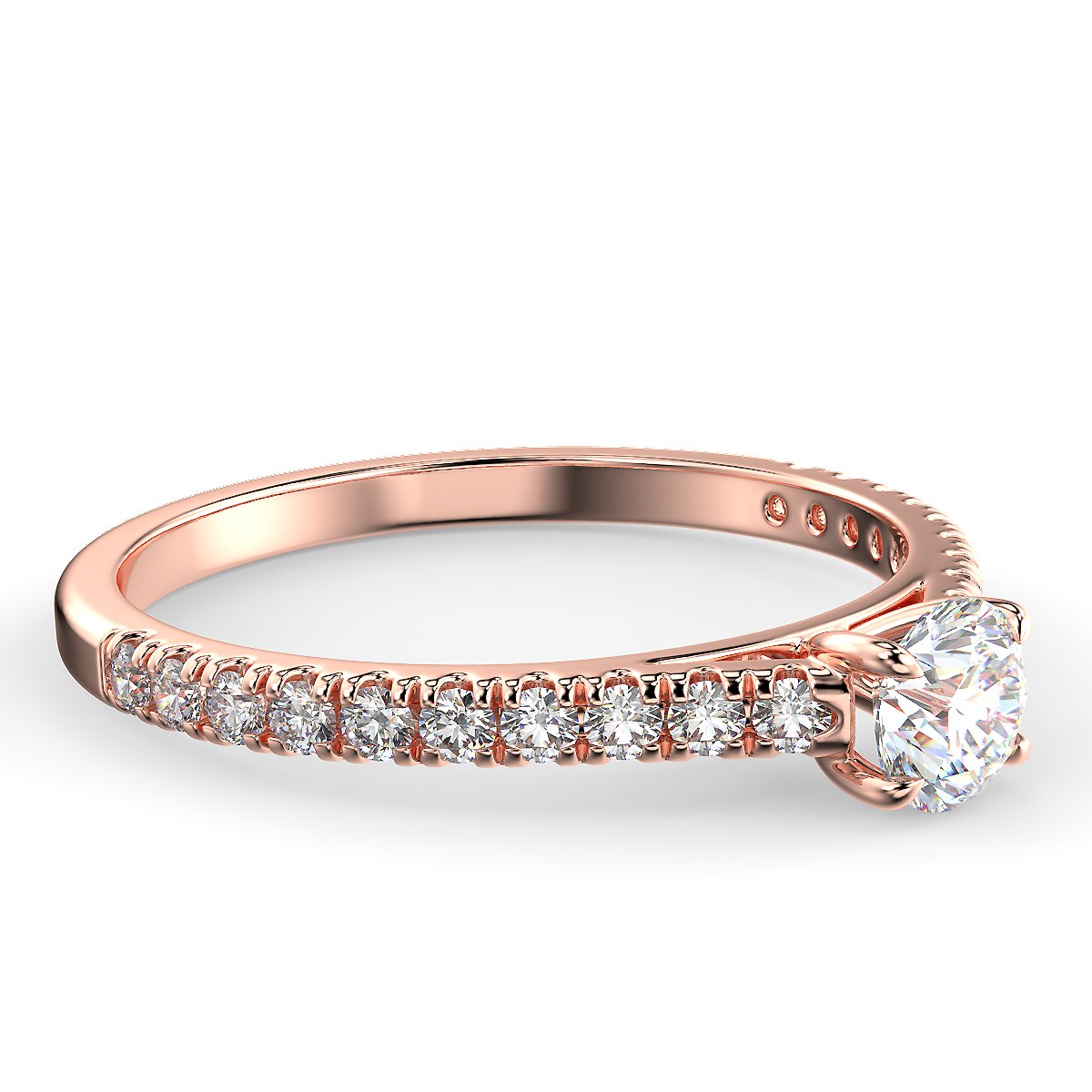 Velvet Symphony - engagement ring with diamonds 0.55 ctw