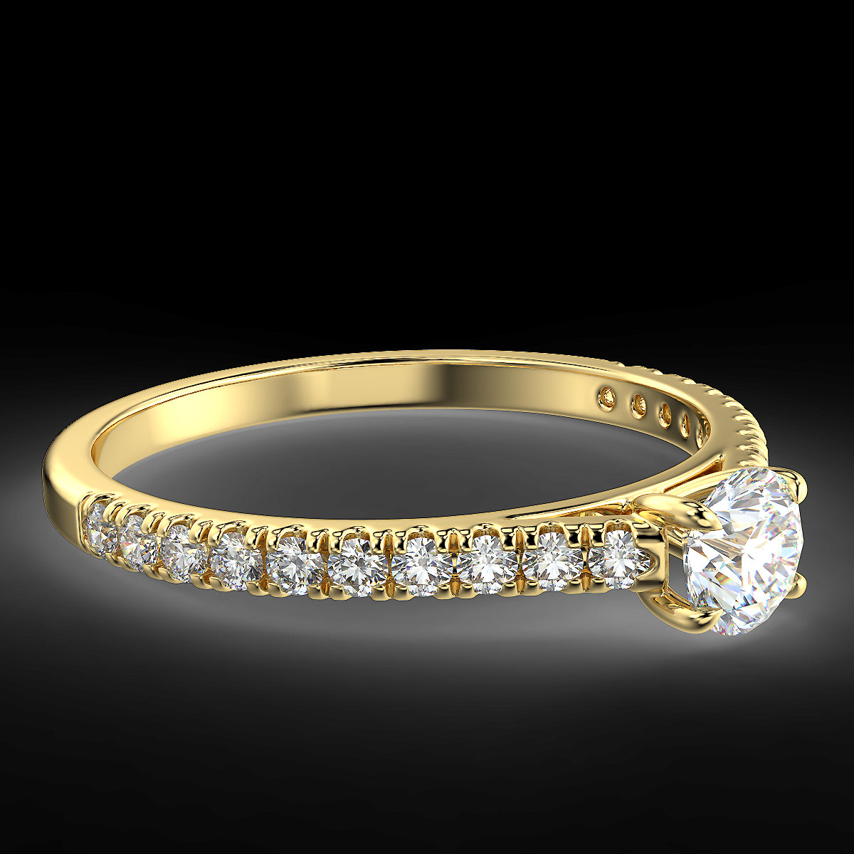 Velvet Symphony - 0.55 ctw diamond ring